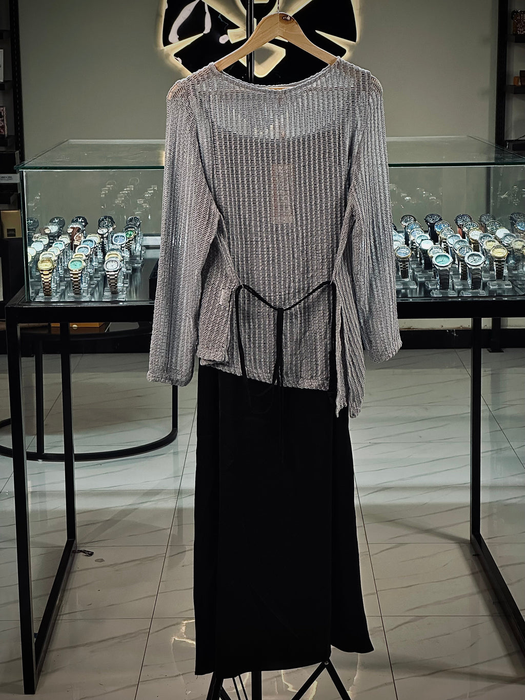 Opal Knit Overlay Dress